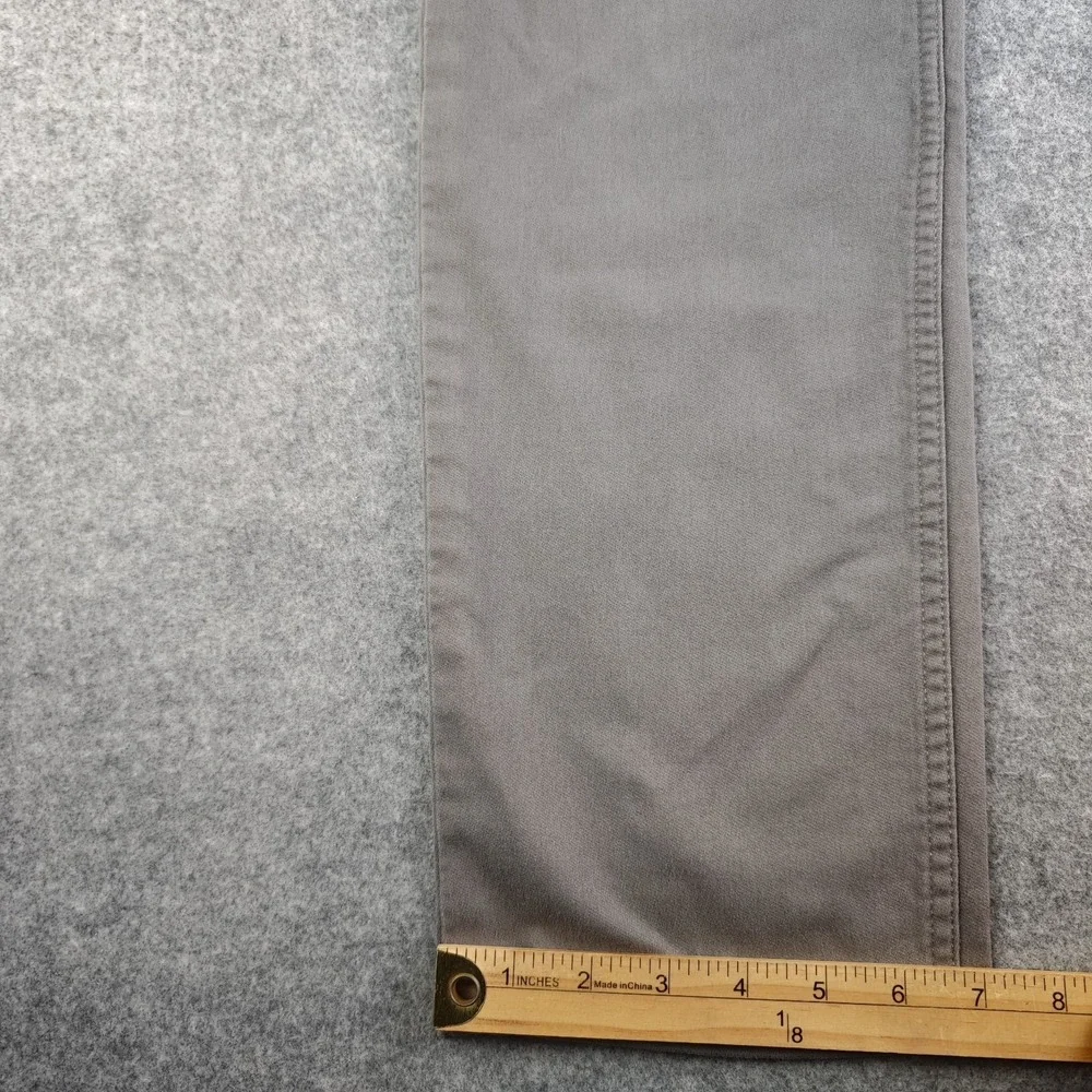 Banana Republic Traveler Pants Mens 36x31 ( Tag 36x36) Gray Flat Front Slim Fit